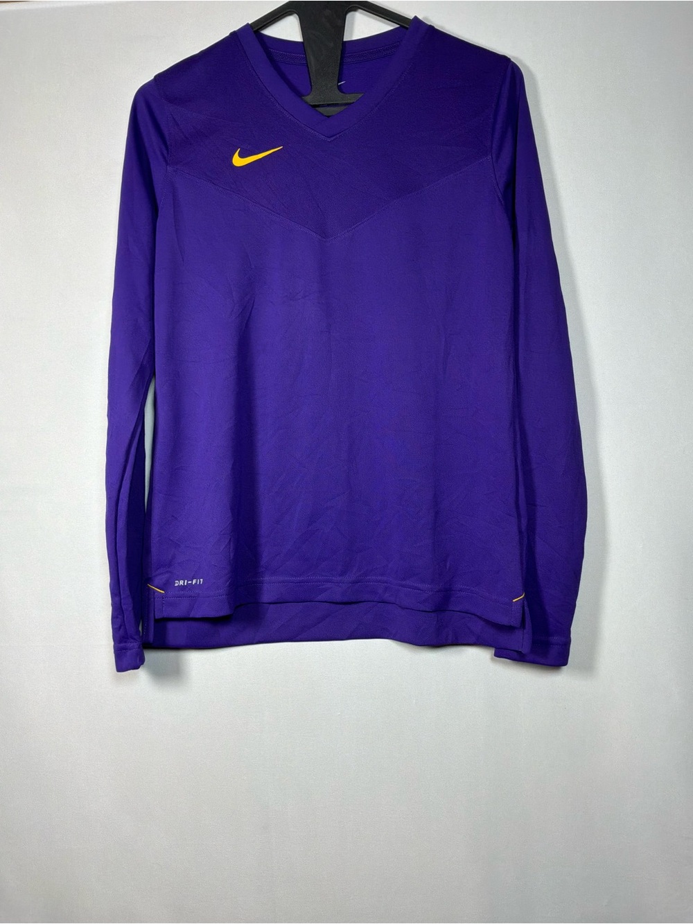 Nike Women’s Coaches Dri-FIT Long Sleeve Top Small Court Purple Sundown - Picture 2 of 9